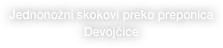 Jednonožni skokovi preko preponica Devojčice