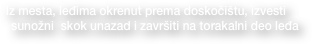 Iz mesta, leđima okrenut prema doskočištu, izvesti sunožni  skok unazad i završiti na torakalni deo leđa